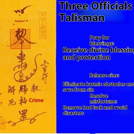 Three Officials bestow blessings charms